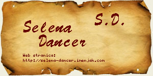 Selena Dancer vizit kartica